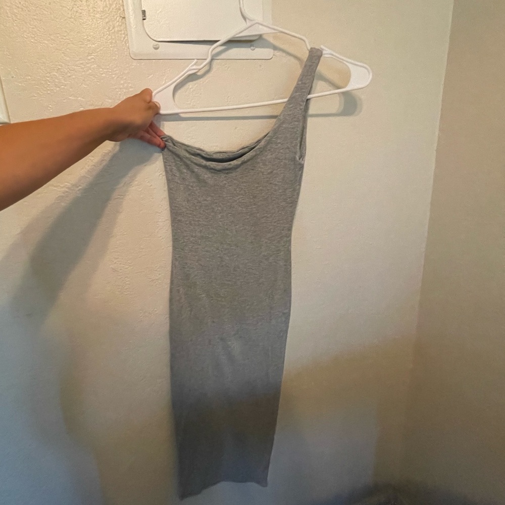 Grey long dress
